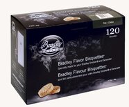 Eikenhouten bisquetten voor Bradley-rokers 120 Stuks